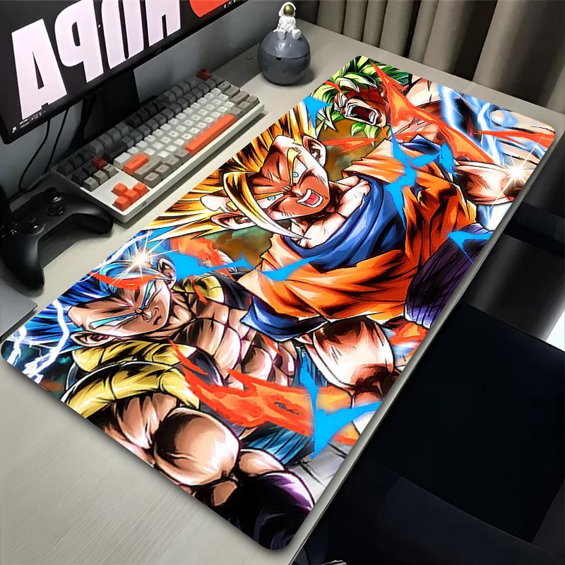 Dragon Ball Z Mouse Pad Computer Speed Type Carpet Mat for Esports Players Laptop Keyboard Mousepad Office DBZ Rug Desk Mat