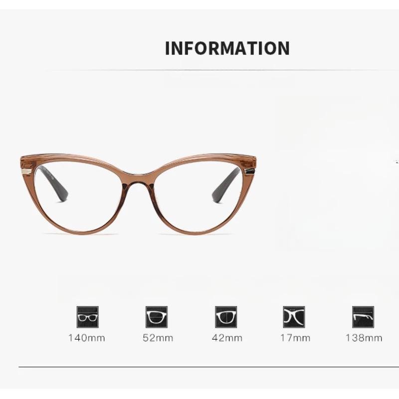 Fashion Cat Eye Photochromic Myopia Glasses Ultra Light Full Frame Anti Blue Light Vintage Women Men Near Sight Eyewear