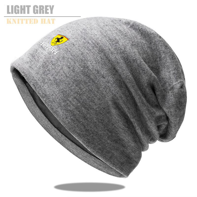 Men's Women's Hip Hop Cap Unisex Beanie Knitted Hat Fleece-lined Windproof Hats For Ferrari F430 Stradale 458 488 599 612 F8 F12