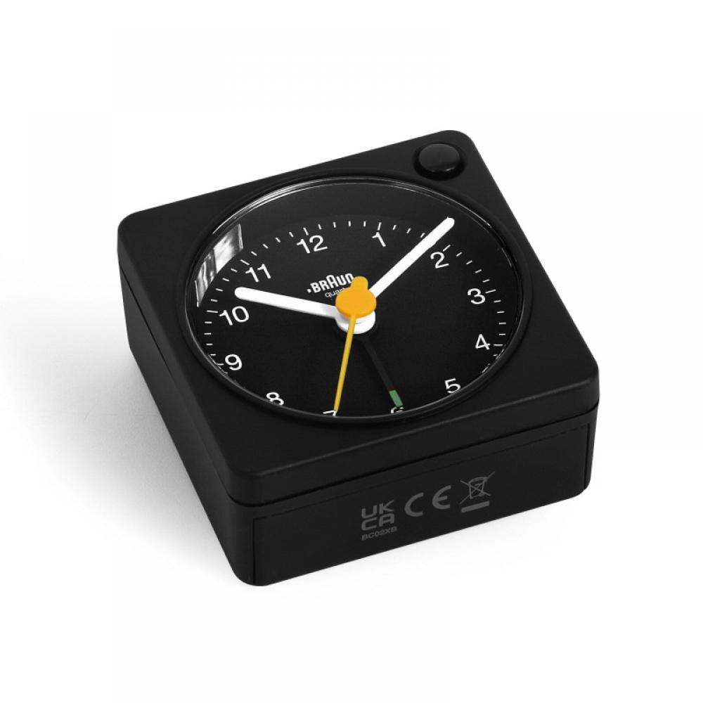 Braun BC02XB Klassischer Reisewecker mit Crescendo-Alarm, geräuscharm, für öffentliche Schreibtische