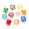Handmade Beads Diamond-shaped Faceted Beads Acrylic Transparent Irregular Faceted Round Beads Beads DIY Bracelet Cell Phone Chain Jewelry Loose Beads