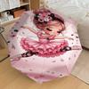 1PC Ballet Dancer Umbrella-8-Rib Reinforced, Automatic Open, Lightweight & Durable, Fashion Accessory for Outdoor, H0331