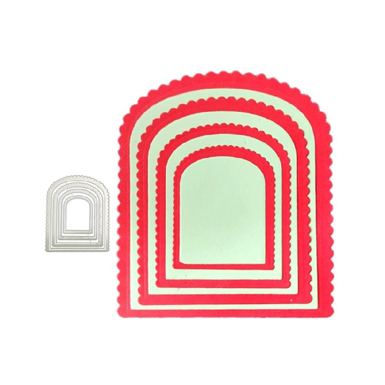 Nesting Arch Cutting Dies Embossing Die Cuts for Gift Card Making