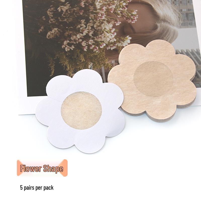 Disposable Seamless Non-Woven Nipple Covers - Thin, Breathable, and Invisible Breast Pasties for Women, Suitable for Small and Large Breasts