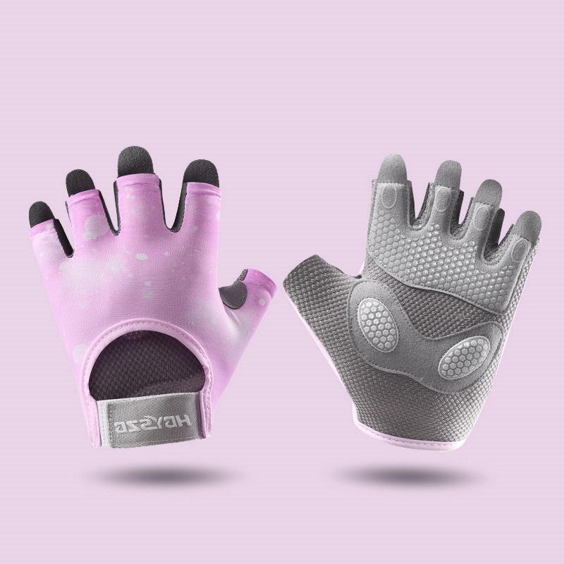 Fitness Half Finger Gloves Men Women Palm Thickening Shock Absorption Wear Barbell Training Non-Slip Sports