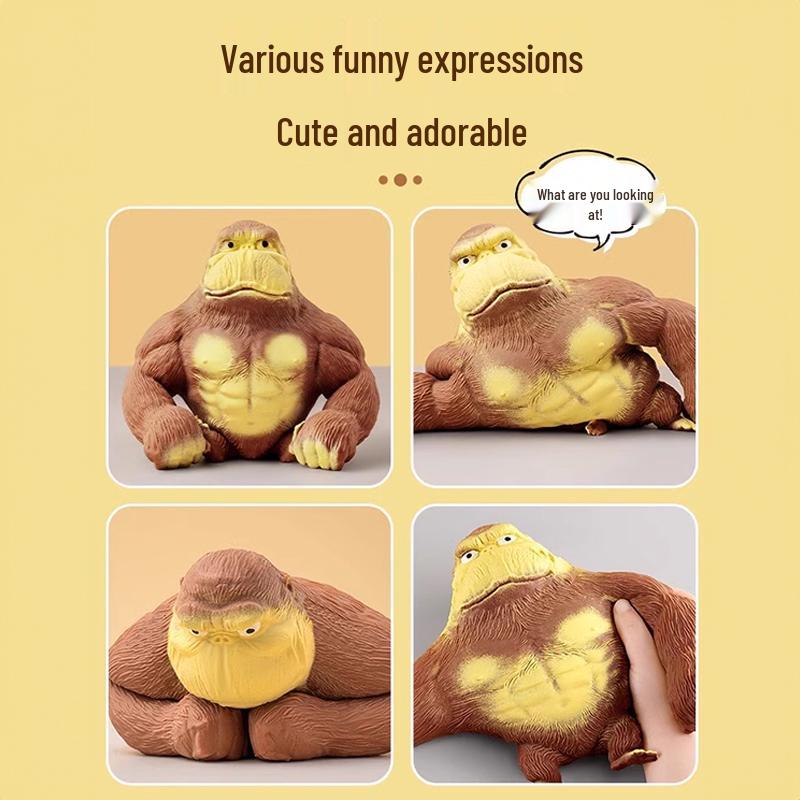 King Kong Stress Relief Squishy Toy – Fun Pressable Decompression Delight