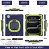 For iPad Pro 13 (2025)/(2024) Case with Shoulder Strap TPU+PC+Silicone Kickstand Tablet Cover