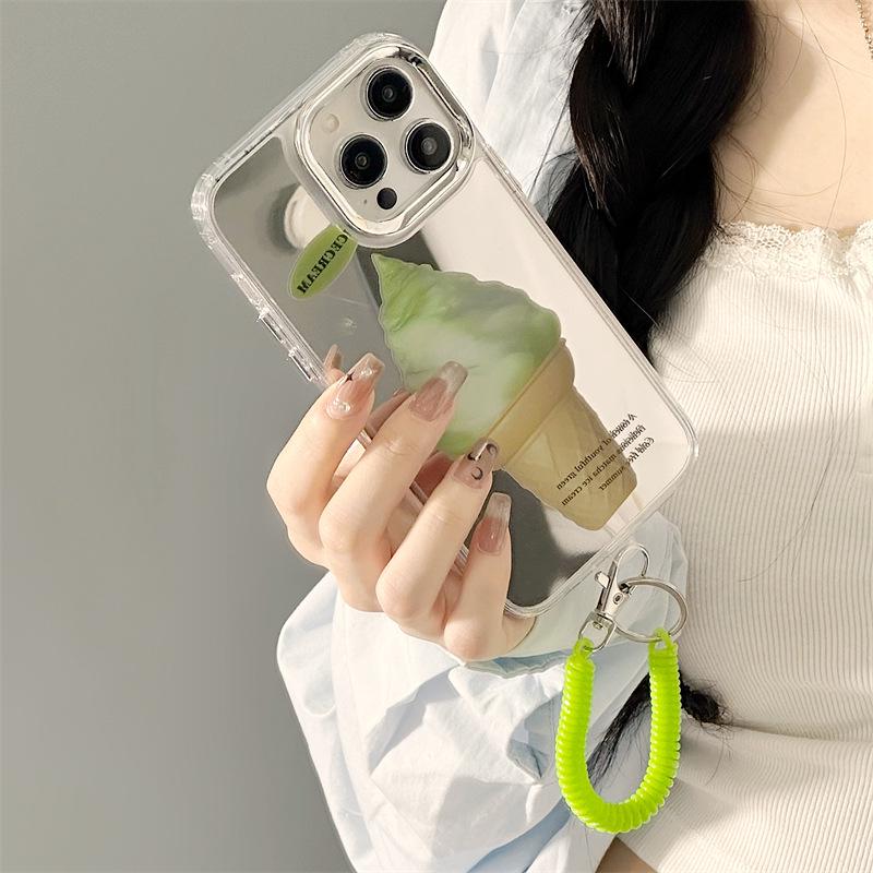 Zhitai Apple iPhone 16 Pro 15/12 Pro Max Case with Mirror & Lanyard