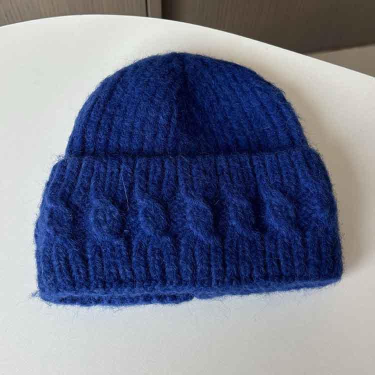 Dongdaemun New Women's Autumn and Winter Knitted Hats, Male and Female Couples Pullover Hats, Student Outdoor Warm Wool Hats