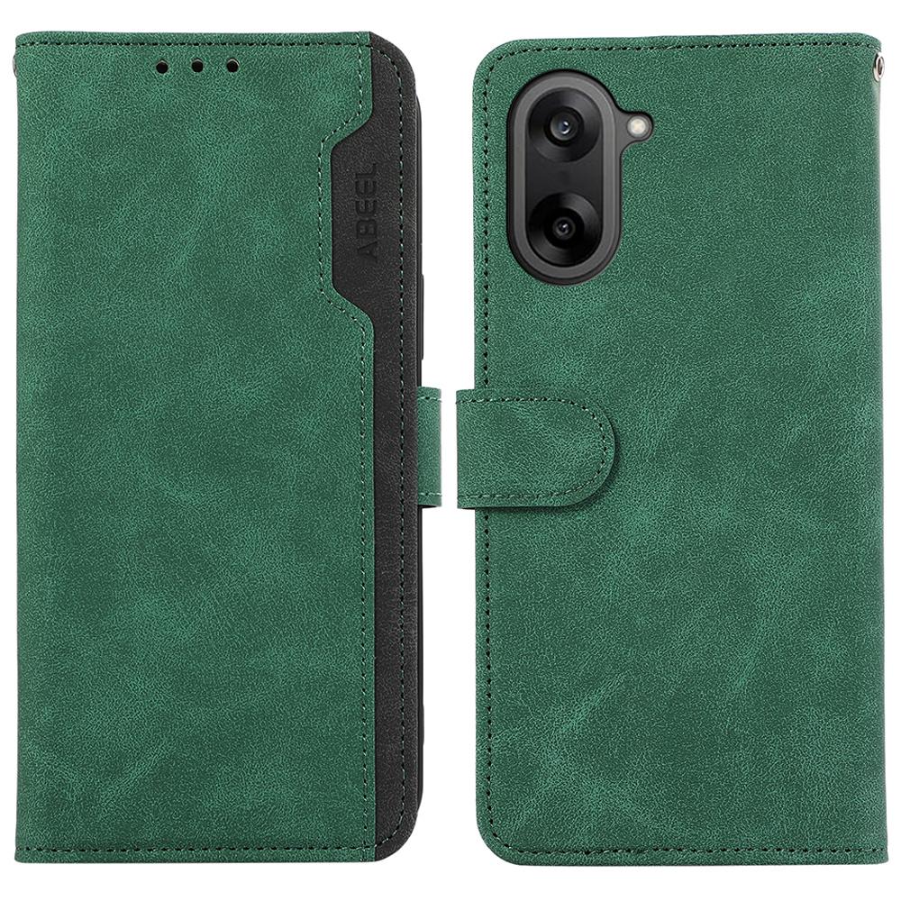 ABEEL Für OnePlus Nord CE5 5G/Ace 5 Racing 5G Hülle Farbige Leder-Klapphülle mit RFID-Blockierung