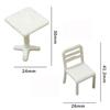 Multistyles Dollhouse Miniature Wood Desk  Doll House Decoration Accessories