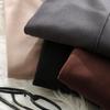 Dames Fluweel Hoge Kraag Dubbelzijdig Trui Top Bodem Shirt