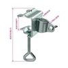 1Pc Courtyard Umbrella Stand Clamp Heavy Duty Metal Umbrella Holder Ajustable Outdoor Umbrella Base And Mount Chair Clamp