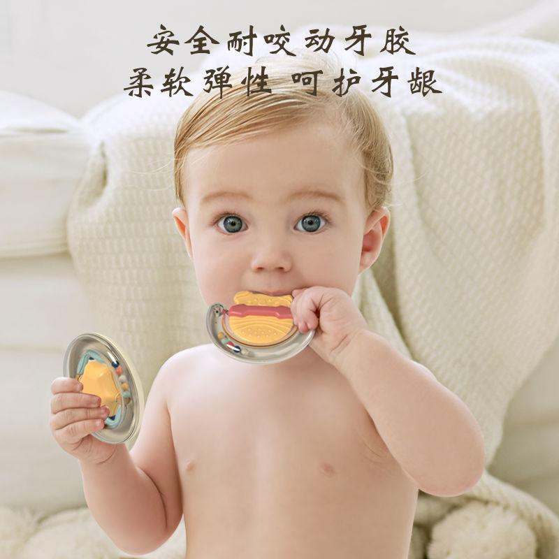 Baby Toys Newborn Baby's Rattle Soothing Teether Grip Biteable0-3Months1Year-Old Early Education