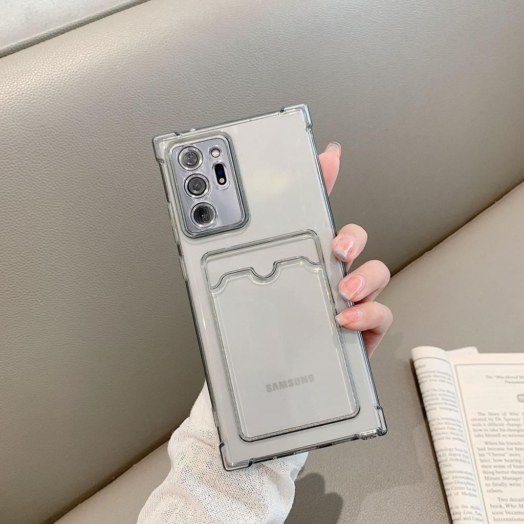 Four Corners Anti-drop Simple Card TPU Transparent Soft Case Samsung S11Ultra/S11FES11 + A11/A11