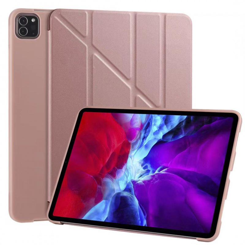 Silicone Full Coverage Foldable Soft Shell Case for iPad 9.7, 10, 10.2, Air 4 10.9, and Pro 11