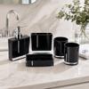 Black Bathroom Accessories Set Acrylic Bath Vanity Set Luxury Bathroom Decor Set  Guest Bath