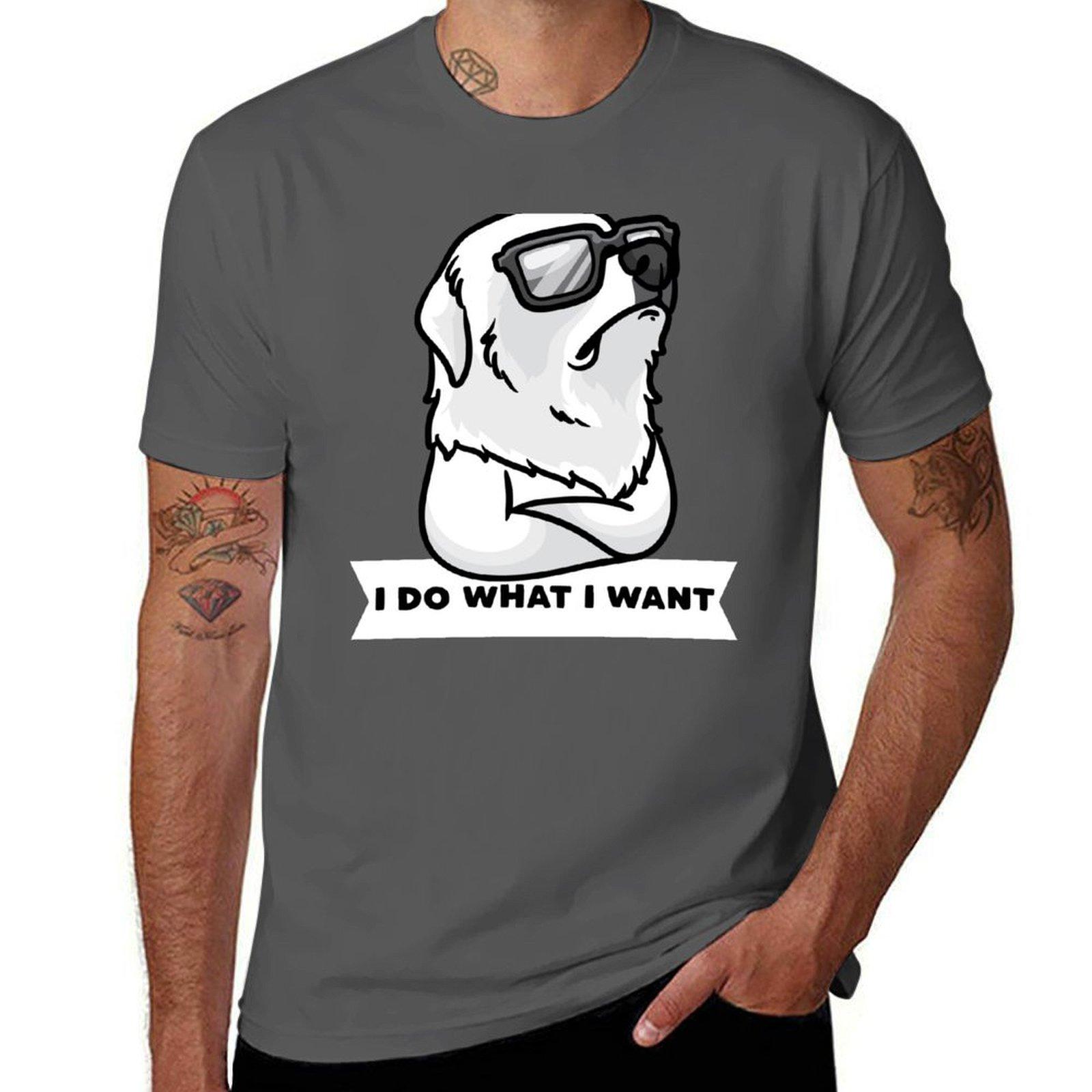 

Pyrenean Mountain Dog Stubborn Dog Great Pyrenees T-Shirt t shirt man plain t shirt personalised T-Shirt 4XL