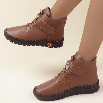 Frauen Stiefel Hohe Qualität Mokassins Rindfleisch Sohle Frauen Einzigen Stiefel 2024 Frühling Lässig Komfortable Luxus Turnschuhe Zapatos De Mujer