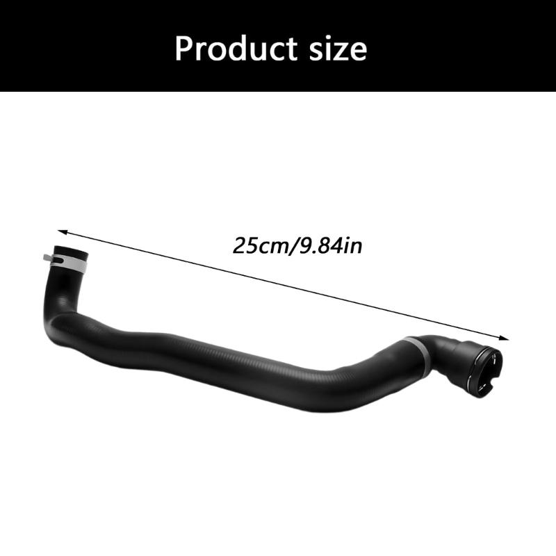 Lower Radiator Hose Replacement with Black Molded Cooling Hose Form for Navigator, Hose-End Layout, and 9L3Z-8286-C Reference in Engine to Radiator