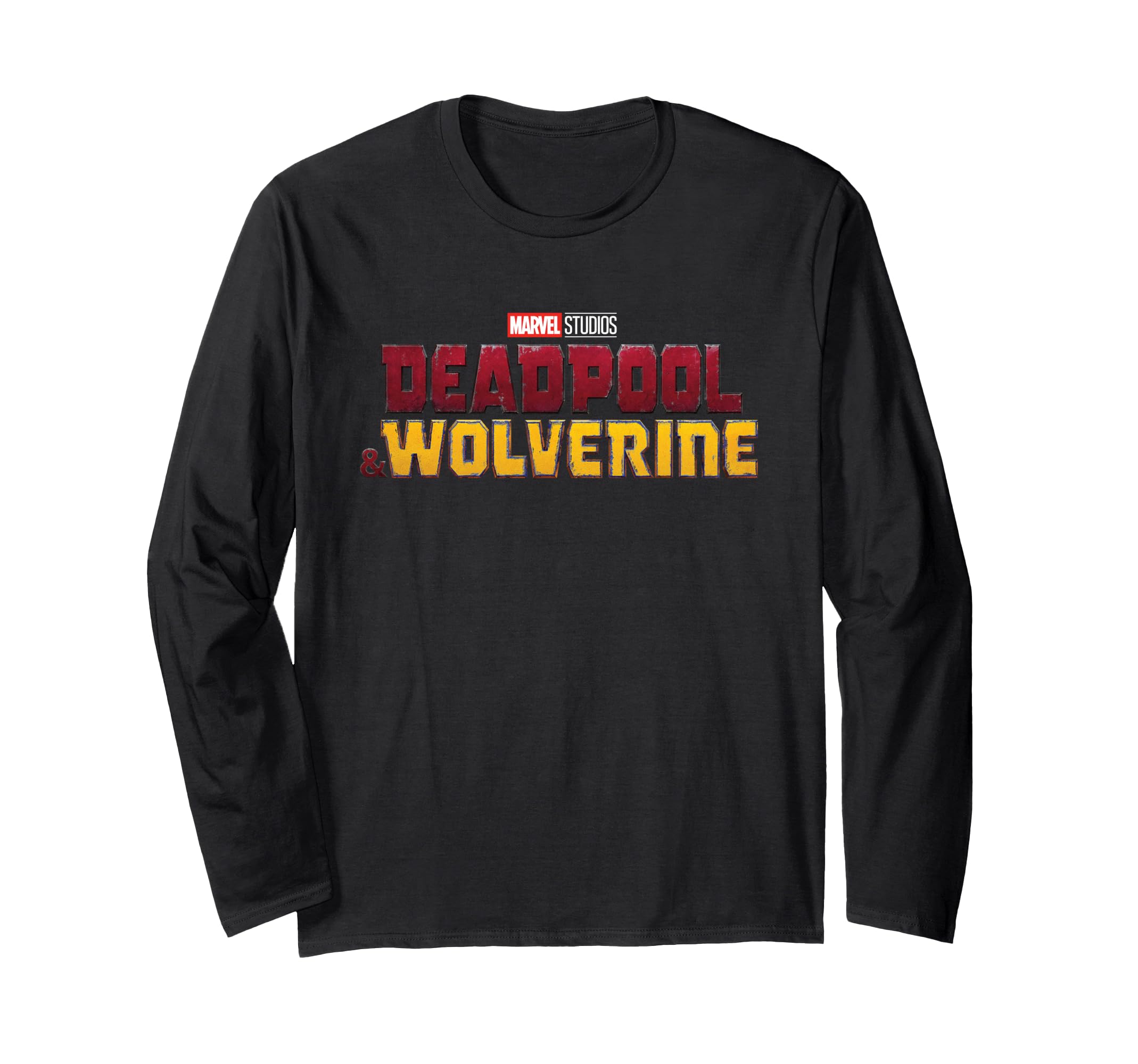 

Marvel Studios Deadpool & Wolverine Official Movie Logo Long Sleeve T-Shirt