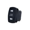 Turn Signal Rocker Switch w/ Flasher For ATV UTV Off-Road Pickup Boat Motorcycle