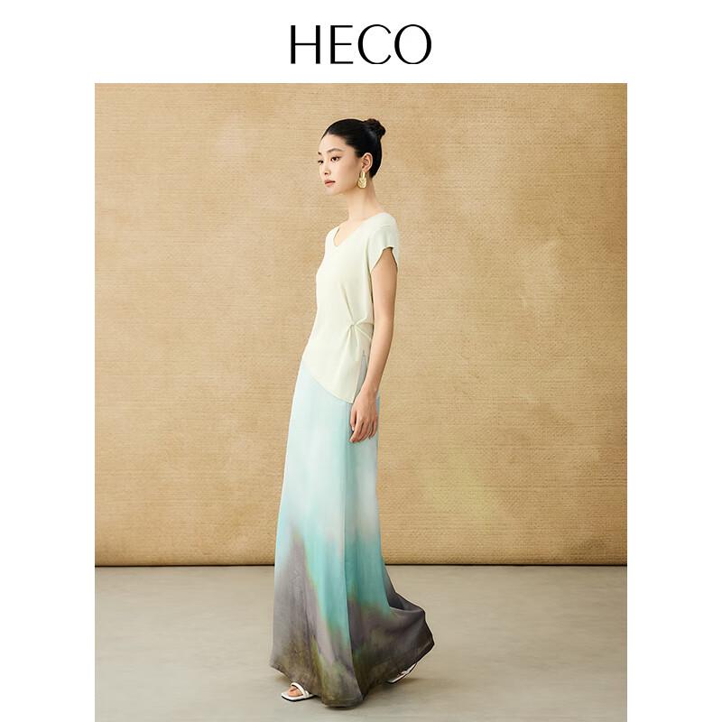 HECO New Chinese Style Knit Short-Sleeve T-shirt
