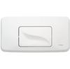 Flush Button Schwab Gala White 223792