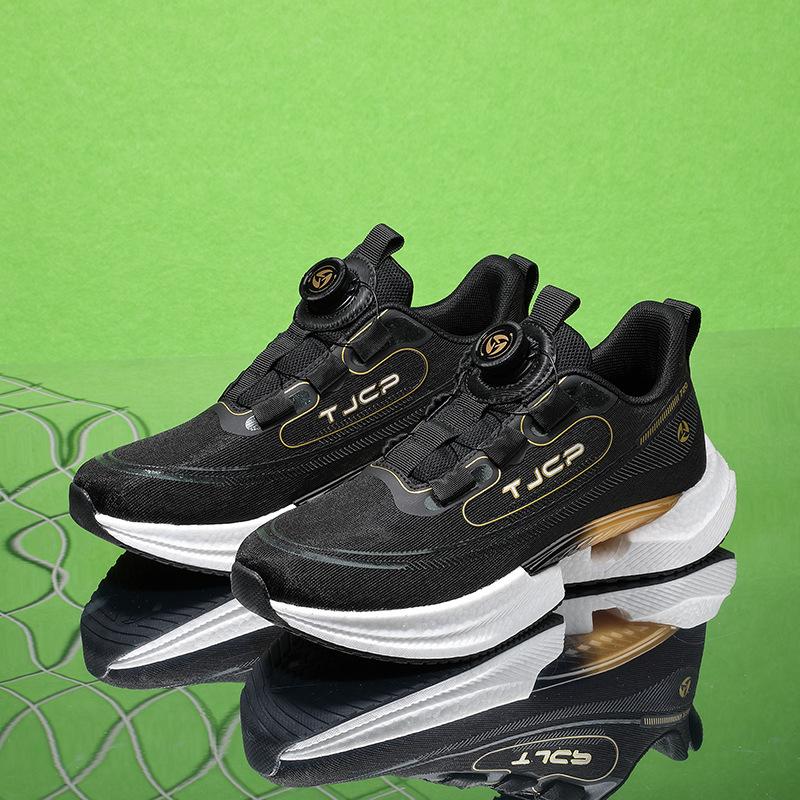 

Мужская дышащая повседневная спортивная обувь, уличная нескользящая обувь для бега, модная баскетбольная обувь 45 чёрный