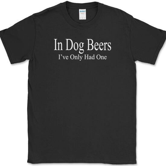 I ve Only Had One in Dog BeersT-Shirt Funny St Patricks Day Drinking Beer Tee S