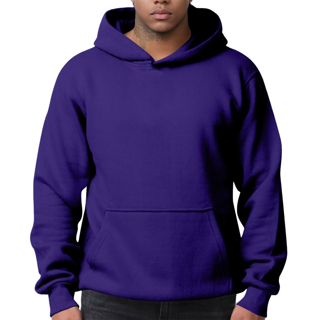Men's Fleece Hoodie Casual Long Sleeve Sweatshirt