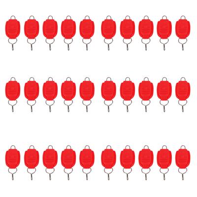 6Bag Fishing Line Rope Buckle Cord Winding Tool Luminous Lock Wire Lure Accessory1#