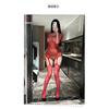 Women Sexy Hollow Out See Through Crotchless Mesh Lingerie Set
