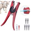 1 Pcs Ear Tag Pliers And 5Pcs Pins Animal Control Device Green Metal Ear Thorn Tongs Swine Cow Sheep Rabbit Identification Tool