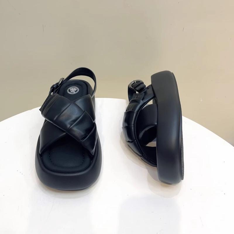 Summer new platform cross-toed Roman sandals
