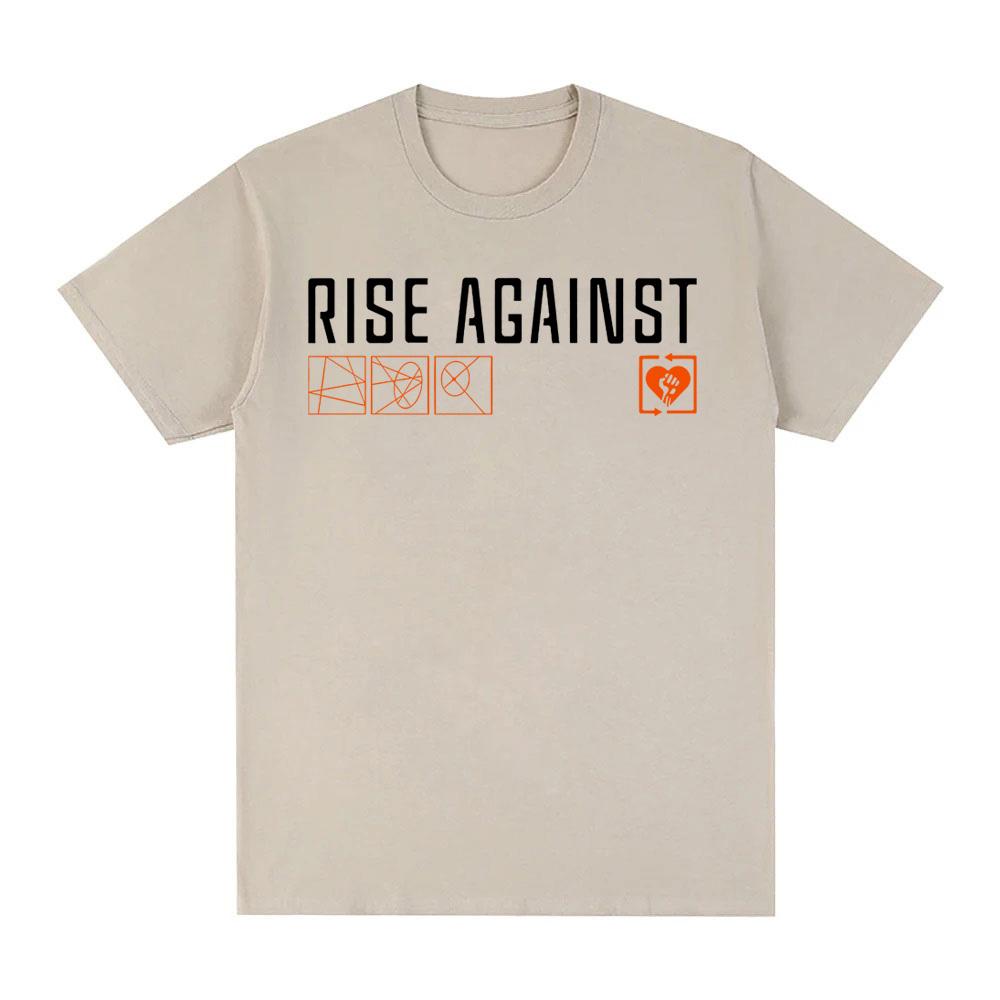 Rise Against Ricochet 2025 New Summer T-shirt Double Sided Printing Grunge Tee-shirt Pop Fashion Tshirt Gothic Clothes