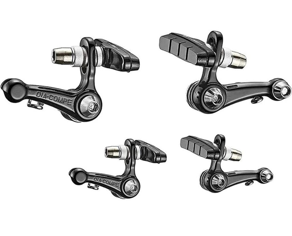 DC980EX Cantilever Brakes and Rear DIA-COMPE (Front Set) [Black]