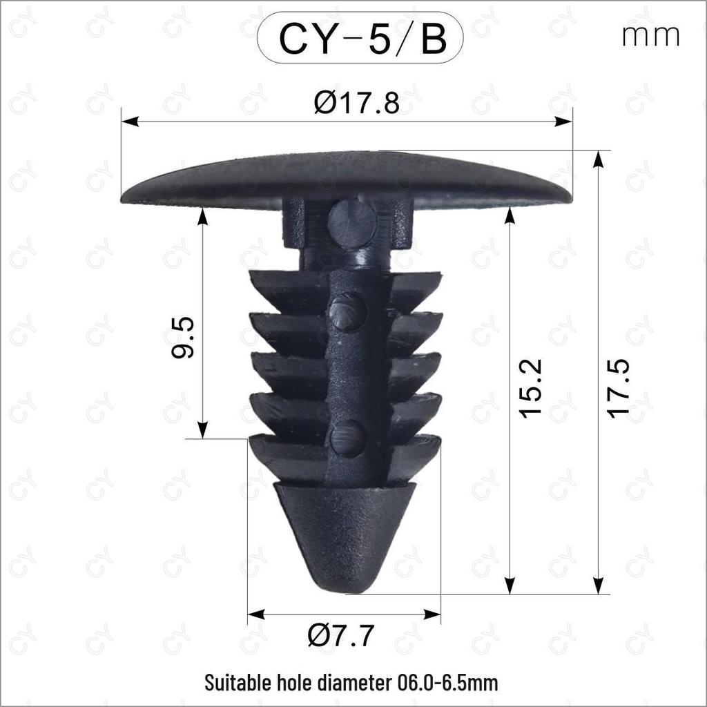 Universal Nylon Christmas Tree Car Rivet Screws