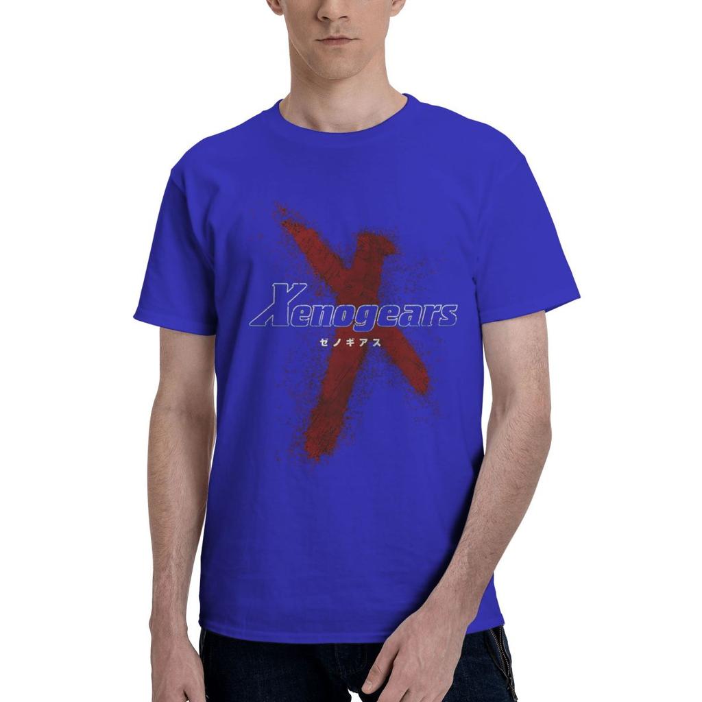 Xenogears Vintage Emblem 100 Cotton Casual Breathable Confortable Men Top Mens TShirts Men Clothes