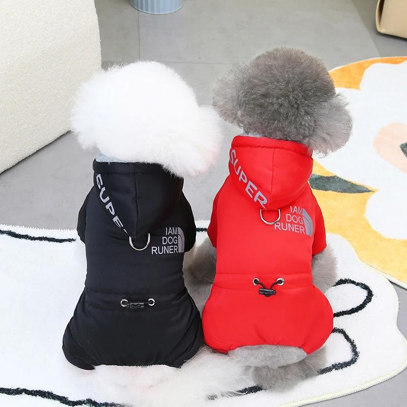 Wasserdichte Jacke für kleine mittelgroße Hunde Jumpsuit Reflektierende Welpenkleidung Französische Bulldogge Chihuahua Mantel Pudel Outfits Kostüm