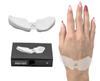 DELTAHUB Carpio Adjustable Ergonomic Wrist Rest for Reduces Wrist Warranty 2.0 Mouse, Fatigue, (Left Hand/White/Large)