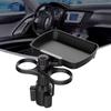 360° Rotation Auto Food Tray Multifunctional Car Seat Cup Holder New Car Dual Cup Holder