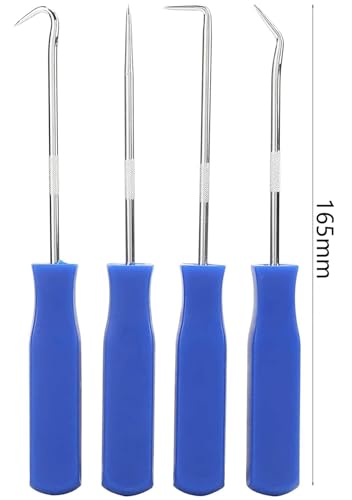 JUTOSU Pick Up Tool Seal Remover O-Ring Hook O-Ring Remover Pick Tool Oil Seal Remover Hook Set O-Ring Pick and Hook Precision Hook Set Hook Set