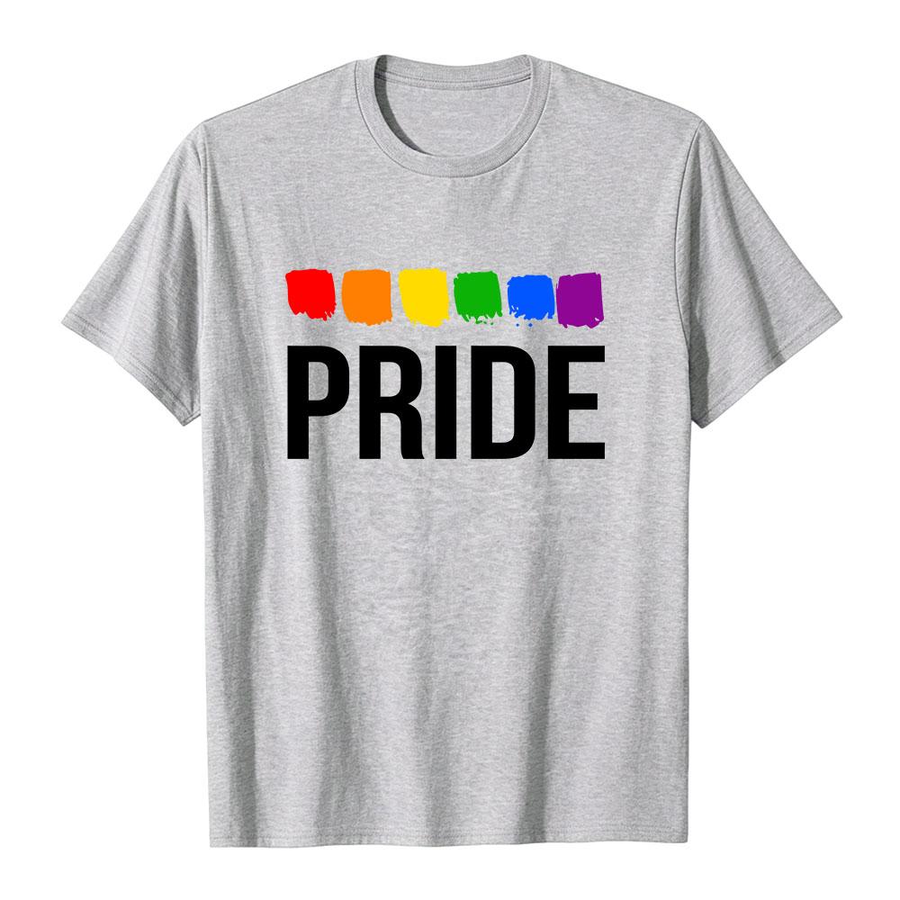 Unisex Streetwear Pride LGBTQ Rainbow Graphic Merch Tees Summer O-neck Casual Short Sleeve T-shirt Fashion Design Print Tshirts