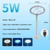 5/7W Fish Tank Clip Lamp 360-Degree Rotation Aquarium Plant Light LED Aquarium Light  Landscaping