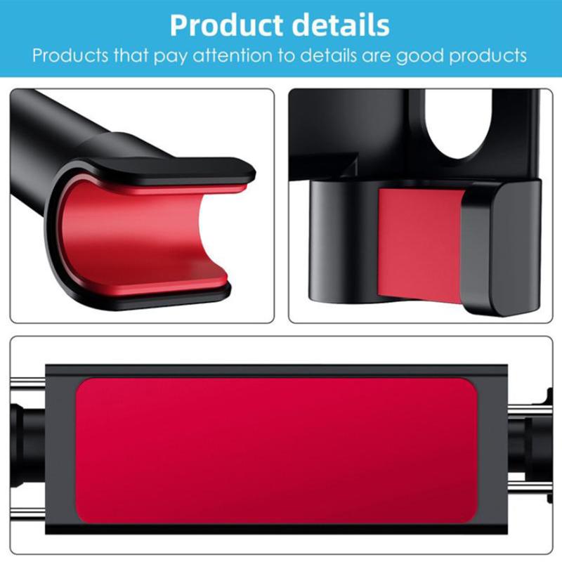 Telescopic Car Rear Pillow Phone Holder Tablet Car Stand Seat Rear Headrest Mounting Bracket For Phone Tablet 4-11 Inch