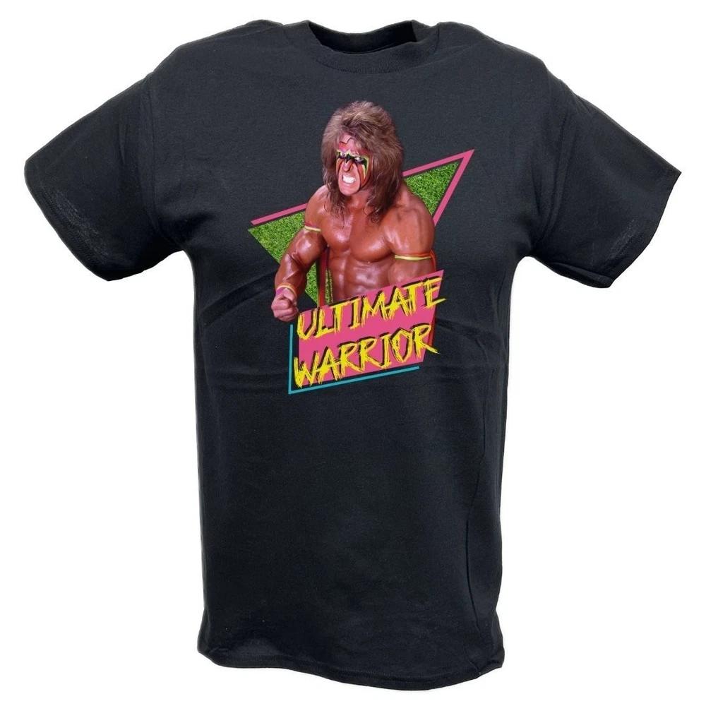 Ultimate Warrior Flex Pose Unisexs Black Tshirt M