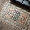 Sayan Sayan Kilim Royal Palace 2 Tatami Belgium Rug, 14684, 195x195cm, Mats, Orange,