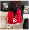 New shoulder bag tote bag large capacity shopping bag lazy style letter armpit bag