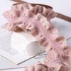 10 Yards Double-sided Wrinkled Pleated Lace Trim Ruffle Lace Edge Ribbon DIY Sewing Hair Bows Hat Clothing Decor Accessories